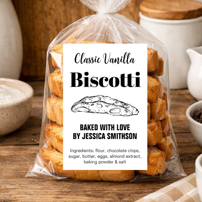 Biscotti Custom Homemade label BIS003tr (Creator Uploaded)