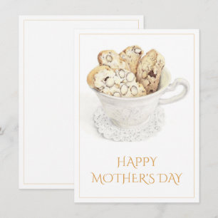 BISCOTTI Mother's Day 4.5x6.25 Flat Card
