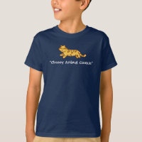 Biscuit drôle d'animal de tigre du T-shirts |