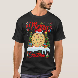 Biscuit   Lights Xmas Tree Santa Biscuit Christmas T-Shirt