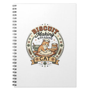 Biscuit Making Kneading Cat Biscuit Making Kneadin Notebook