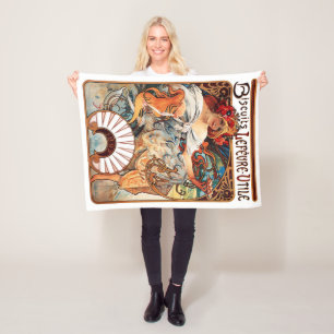 Biscuit, Mucha Fleece Blanket