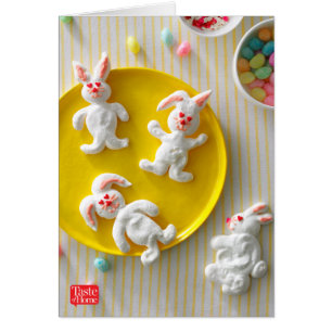 Biscuits de lapin de meringue