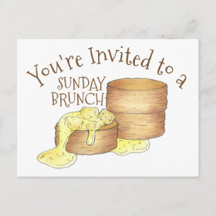 Biscuits et Brunch Gravé Petit déjeuner Invitation
