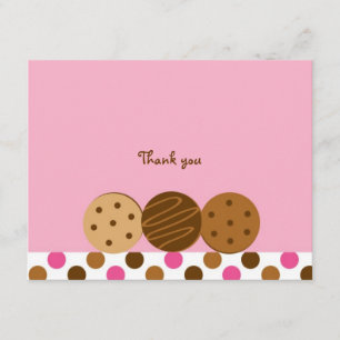 Biscuits et cartes de note de Merci de lait
