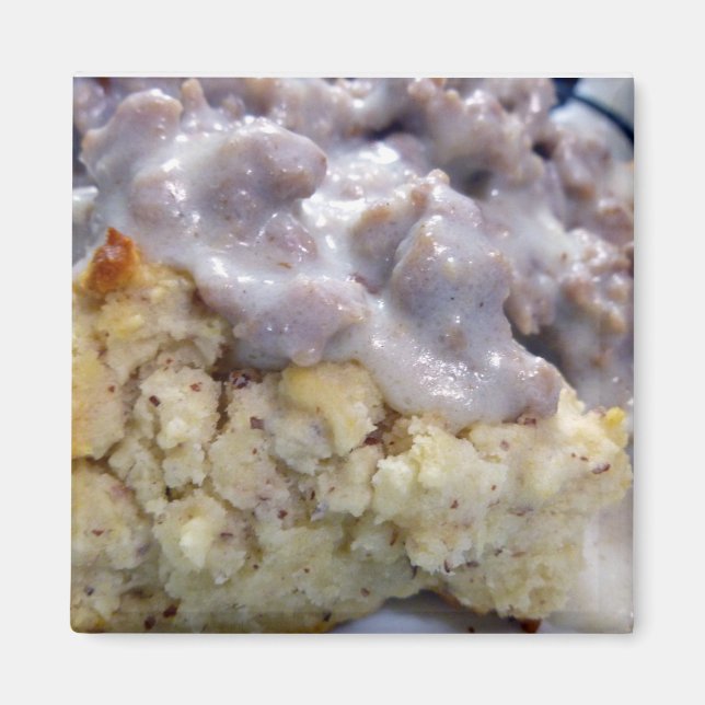 Biscuits & gravy magnet (Front)