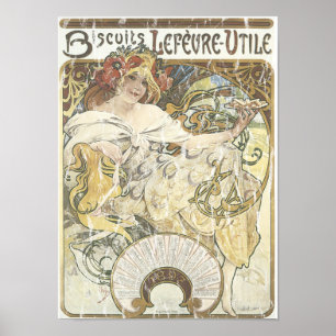 Biscuits Lefeure-Utile - distressed Poster