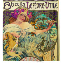 Biscuits Lefevre-Utile by Alphonse Mucha (1896)