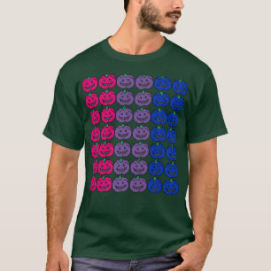Biseual Halloween Pumpkin Funny Lgbtq For Gay Bi H T-Shirt
