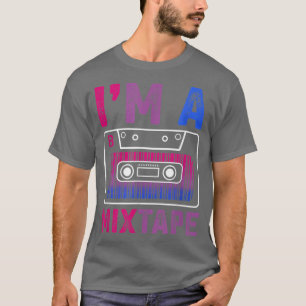 Biseual Pride Flag Mitape Men Women Gay Lesbian LG T-Shirt