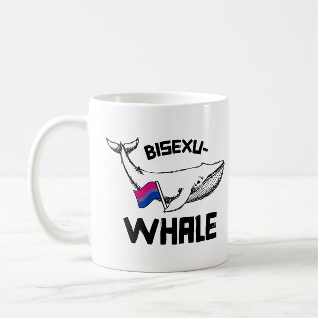 Bisexu-whale Bisexuwhale Coffee Mug (Left)