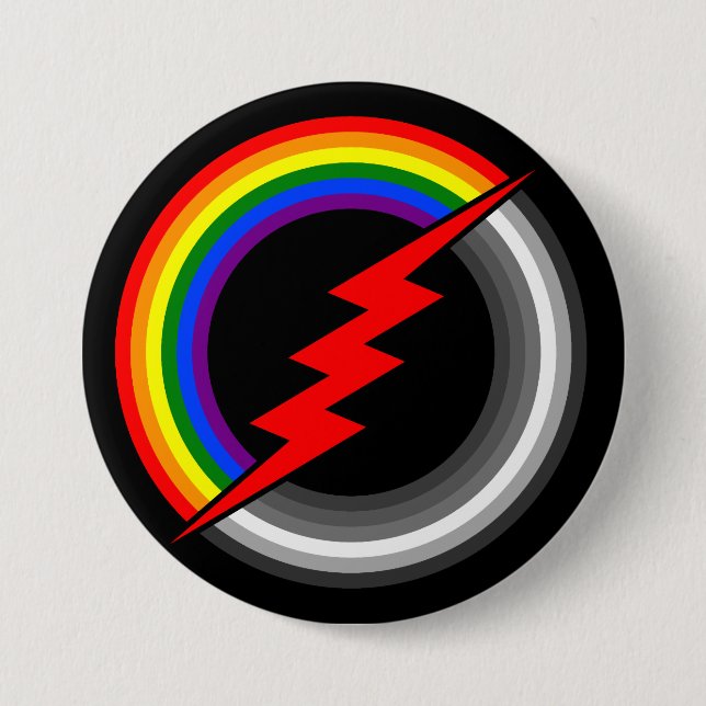 Bisexual 3 Inch Round Button (Front)