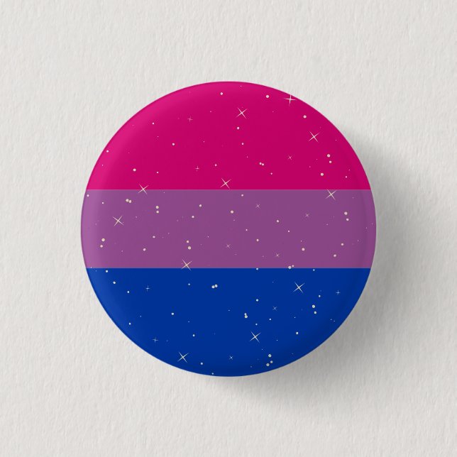 Bisexual Badge 1 Inch Round Button (Front)