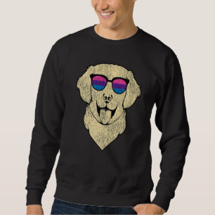Bisexual Bi Pride Flag Golden Retriever Labrador S Sweatshirt