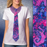 Bisexual Dragon Damask - Bi Pride Flag Colours Tie<br><div class="desc">An exotic head-turning twist of bisexual pride flag colours, this intricately detailed print features dragons, a fantasy fairy with wings and horns, flowers, fleur de lis, snakes and elaborate swirls. The perfect accessory to bring bling and panache to your bi pride festival outfit, lgbtq celebration, coming out party, gay pride...</div>