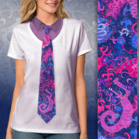Bisexual Dragon Damask - Bi Pride Flag Colours