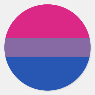 Bisexual Flag Classic Round Sticker