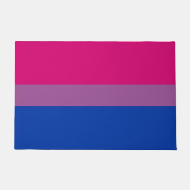 Bisexual Flag  Doormat (Front)