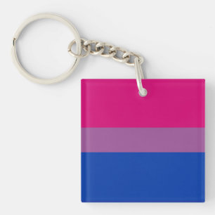 Bisexual Flag Keychain