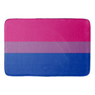 Bisexual Flag Large Bath Mat