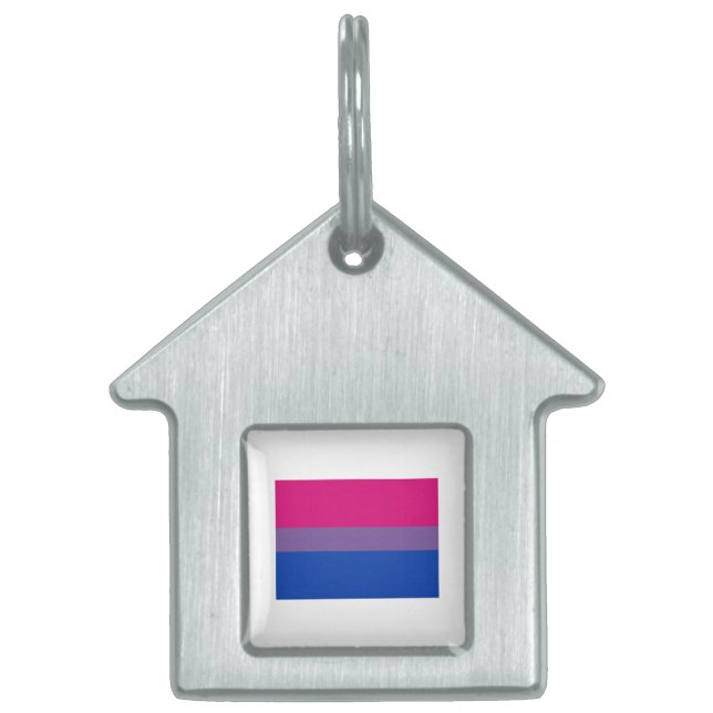 BISEXUAL FLAG ORIGINAL -.png Pet ID Tag (Front)