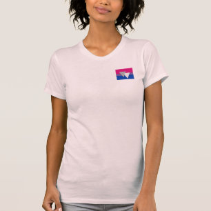 BISEXUAL FLAG ORIGINAL WITH SYMBOL T-Shirt