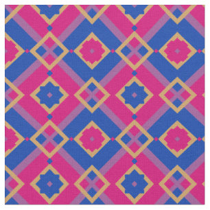 Bisexual Flag & Pride community fashion / gender F Fabric