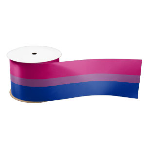 Bisexual Flag & Pride community /gender flag Satin Ribbon