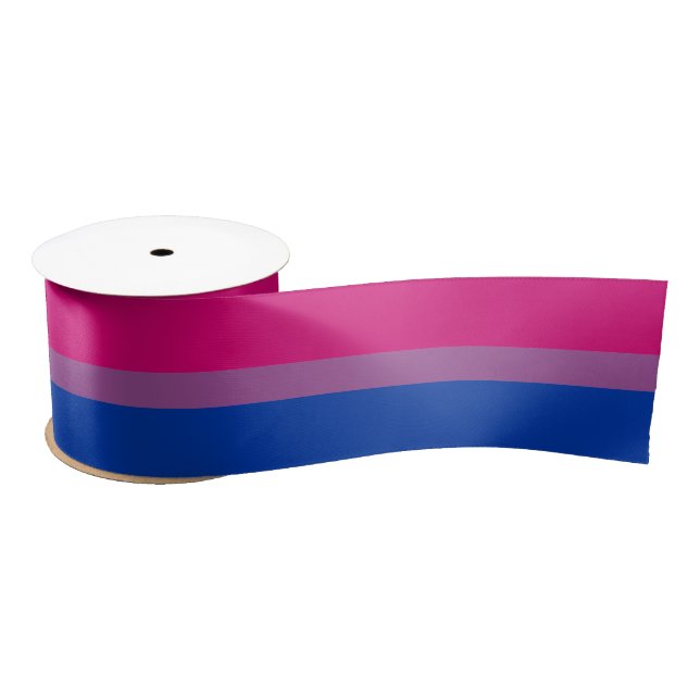 Bisexual Flag & Pride community /gender flag Satin Ribbon (Spool)