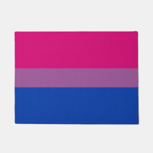 Bisexual Flag & Pride community house mat / LGBT 
