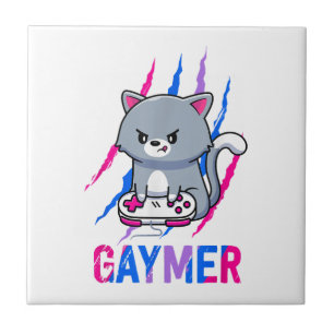 Bisexual Gaymer Geek Pride LGBT Video Game Lovers  Tile