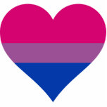Bisexual Heart LGBTQ Pride Flag Standing Photo Sculpture<br><div class="desc">Cute heart shaped bisexual pride flag illustration. Great gifts for bisexuals and LGBTQ gift ideas. Visit our store LGBT Nation to discover more awesome pride flags and gifts for LGBTQ.</div>