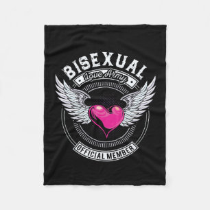 Bisexual Love Army Blanket
