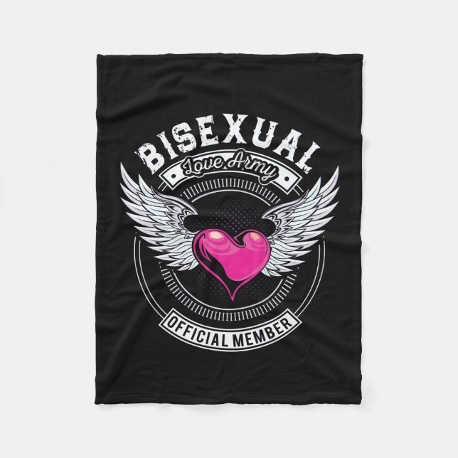 Bisexual Love Army Blanket (Front)