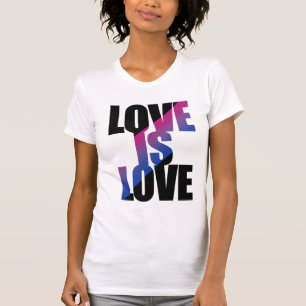 Bisexual Love is Love T-Shirt