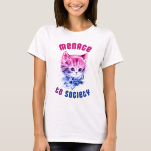 Bisexual Menace Kitty T-Shirt