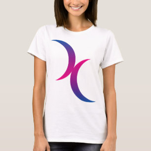 Bisexual moon symbol T-Shirt