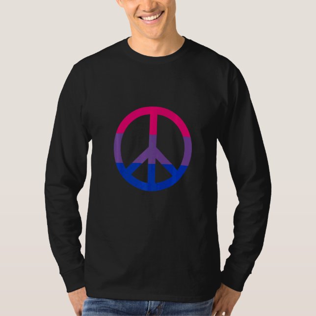 Bisexual Peace Unity Bi Bisexual Pride Bisexual Fl T-Shirt (Front)