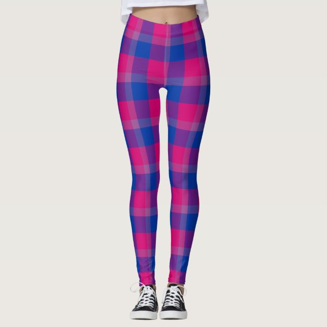 Bisexual Plaid Leggings (Front)