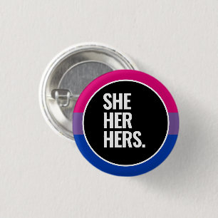 Bisexual Pride 1 Inch Round Button