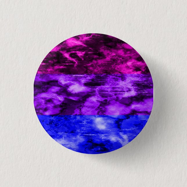 Bisexual Pride 1 Inch Round Button (Front)