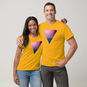 BISEXUAL PRIDE 3D TRIANGLE T-Shirt