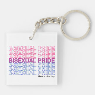 Bisexual Pride Acrylic Keychain