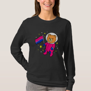 Bisexual Pride Bear In Space Bisexual T-Shirt