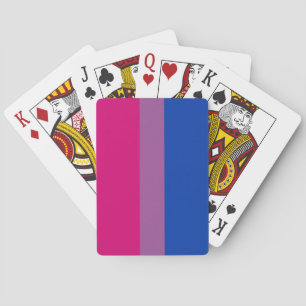 Bisexual Pride (Bi Flag) Playing Cards