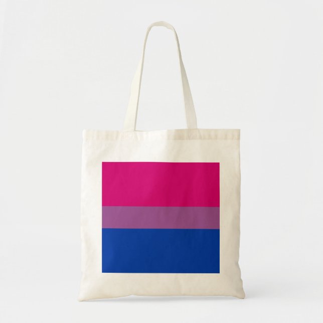 Bisexual Pride (Bi Flag) Tote Bag (Front)