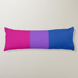 Bisexual Pride, Bold Stripes, LGBTQ PRIDE Body Pillow