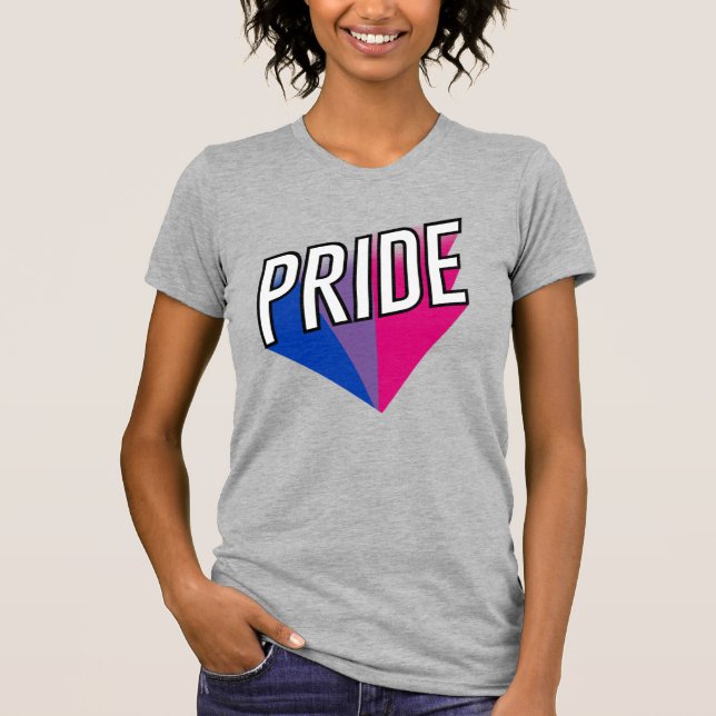 Bisexual Pride Burst T-Shirt (Front)