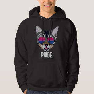 Bisexual Pride  Cat Bi Pride Hoodie