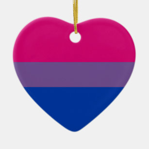 Bisexual Pride Ceramic Ornament